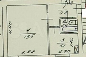 1-к квартира, 31,4 м², 1/2 эт.